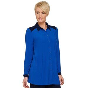 New Louis Dell’ Olio Moss Crepe Button | Size XS